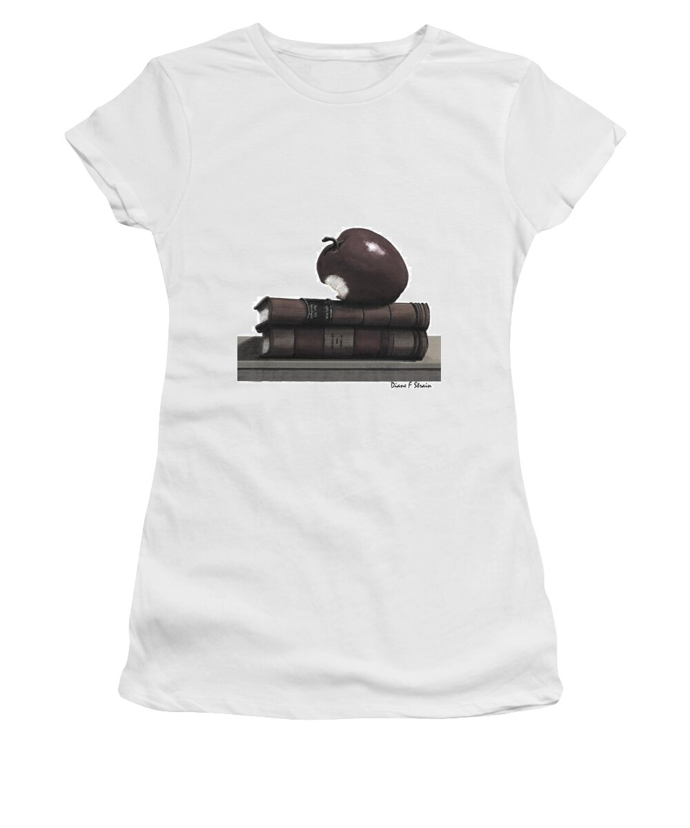 Fineartamerica.com Women's T-Shirt featuring the painting A Teacher's Gift  Number 10 by Diane Strain