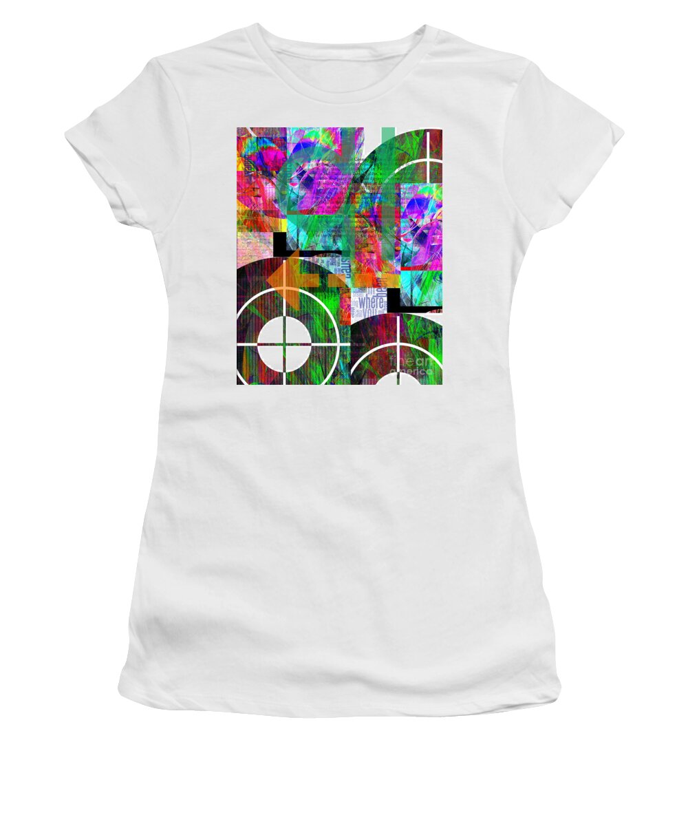 Nag004188 Women's T-Shirt featuring the photograph Abstracta No.2 by Edmund Nagele FRPS