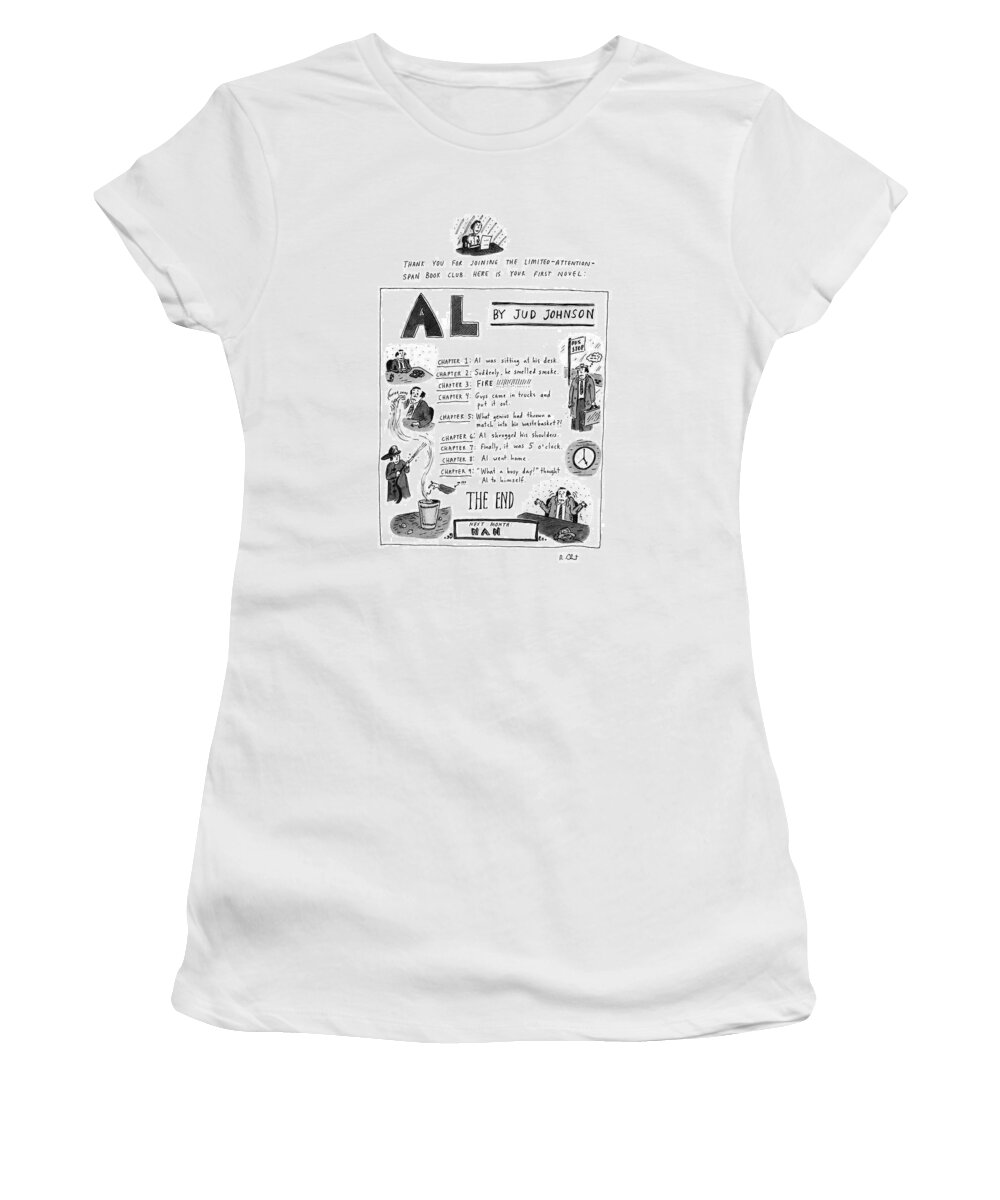 Media Women's T-Shirt featuring the drawing Al by Roz Chast