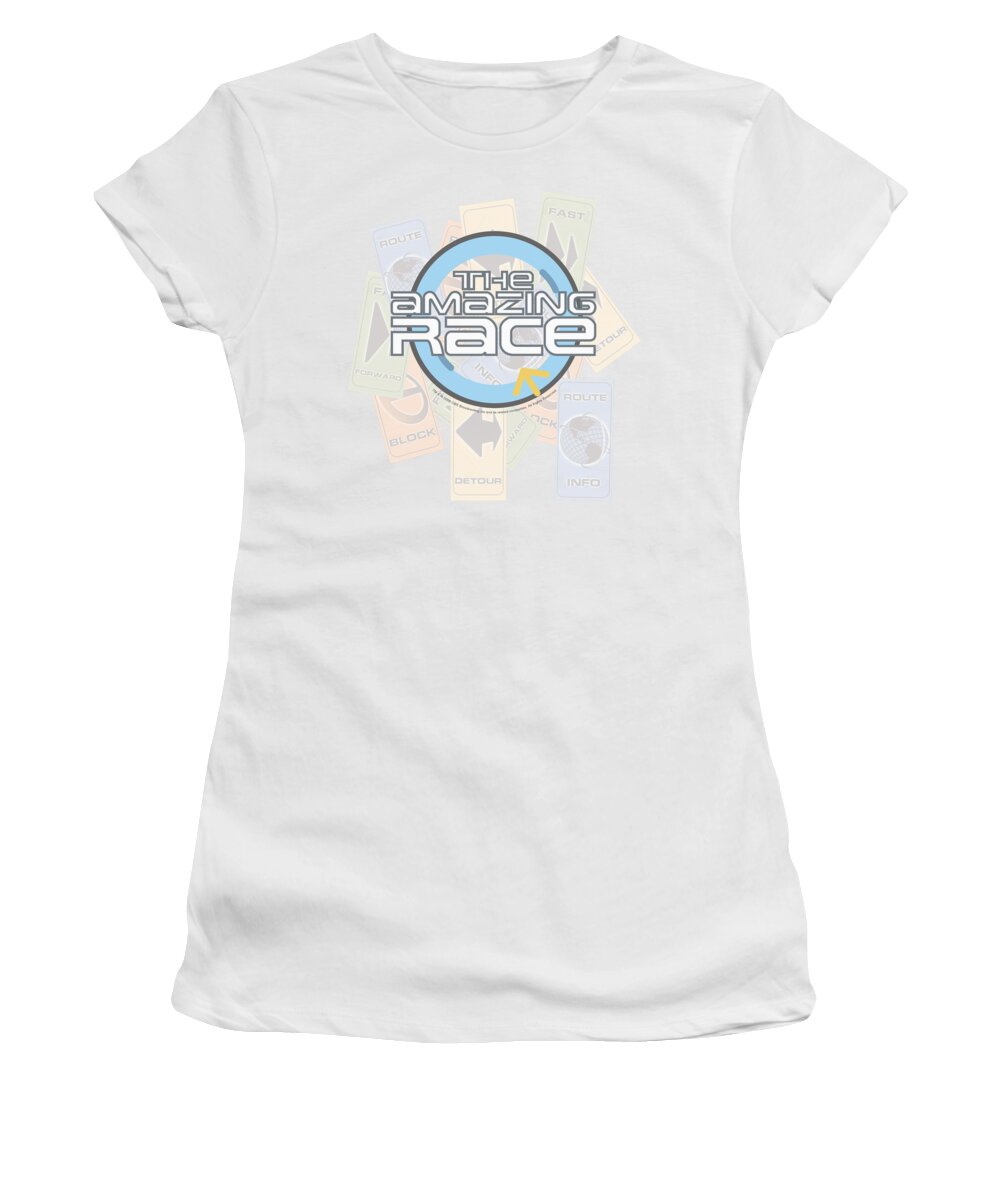 Amazing Race Women's T-Shirt featuring the digital art Amazing Race - The Race by Brand A