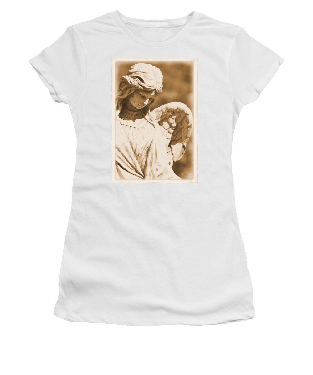 Angel Women's T-Shirt featuring the photograph Angel of Grace by Nadalyn Larsen