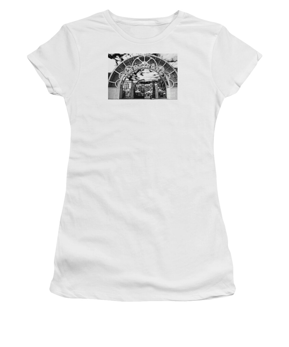  Urban Environment Women's T-Shirt featuring the photograph Armstrong Park in Treme New Orleans by Kathleen K Parker