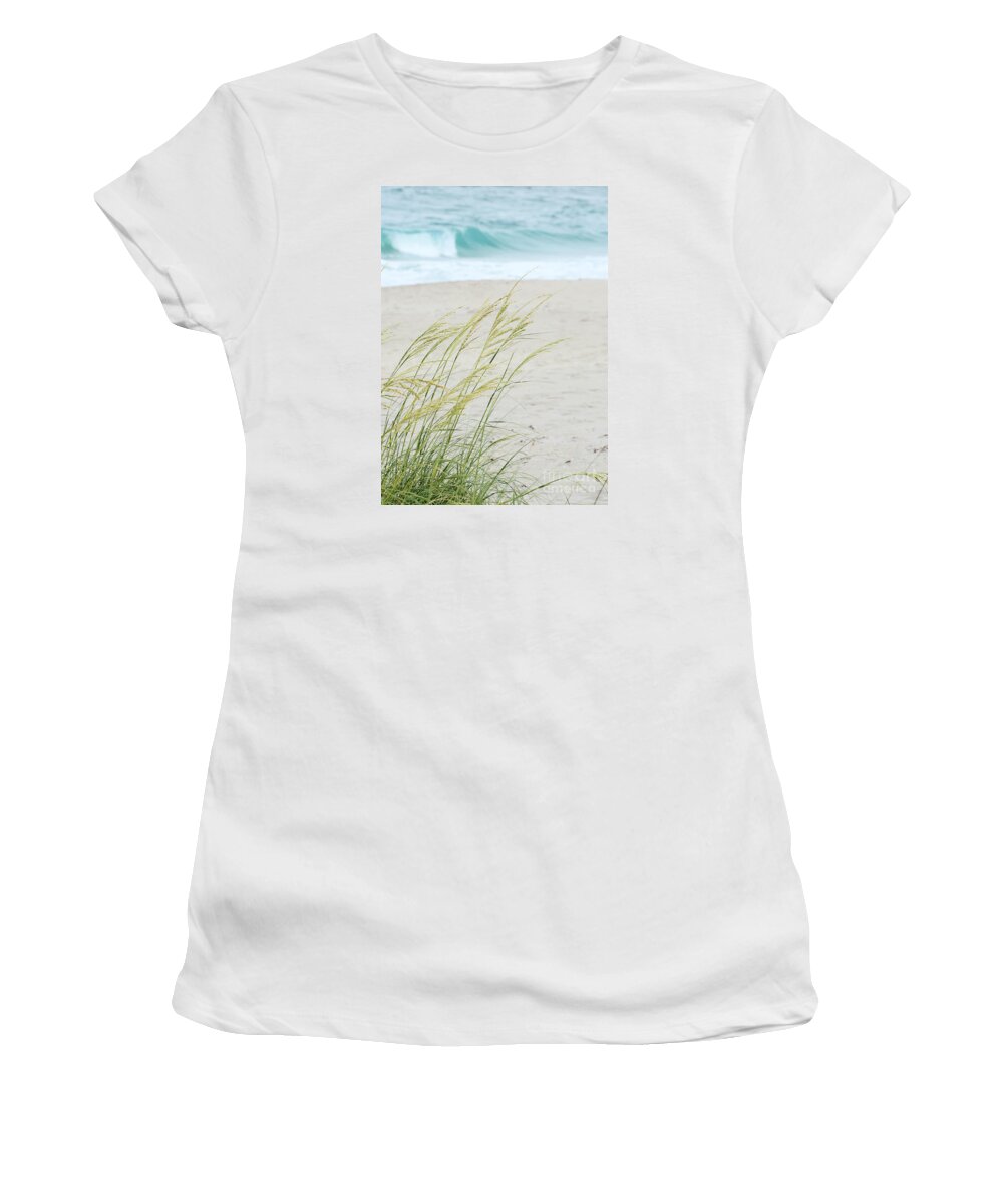 Landscape Women's T-Shirt featuring the photograph By The Sea by Sabrina L Ryan