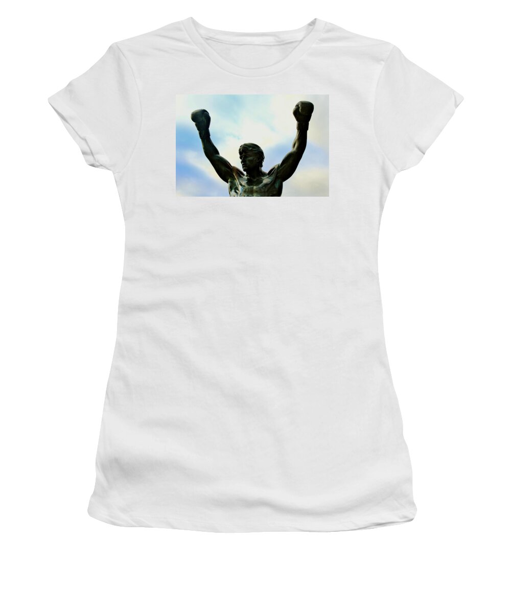 Rocky Women's T-Shirt featuring the photograph Balboa by Benjamin Yeager