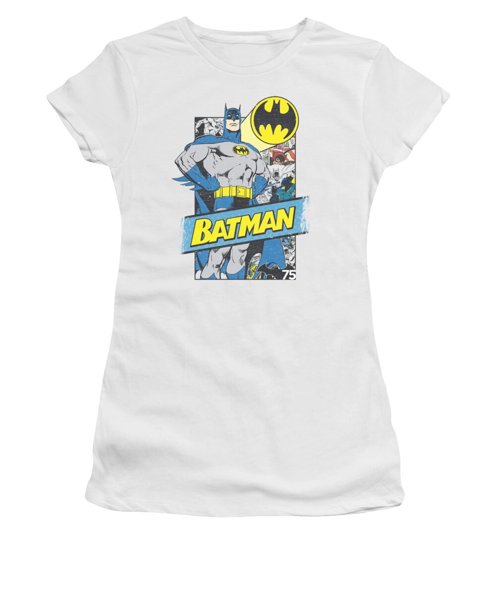 Batman Women's T-Shirt featuring the digital art Batman - Out Of The Pages by Brand A