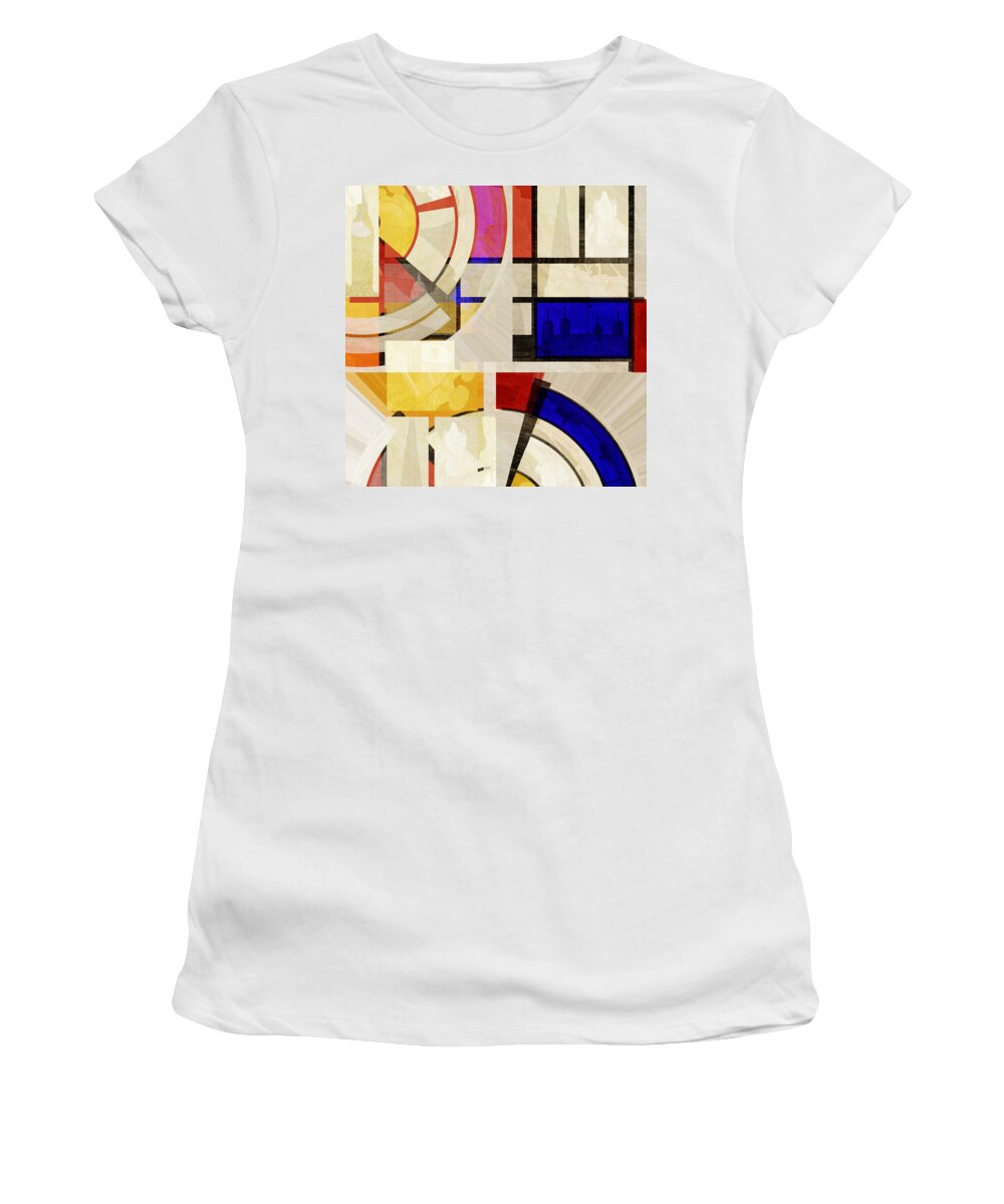 Bauhaus Women's T-Shirt featuring the photograph Bauhaus THREE by BFA Prints