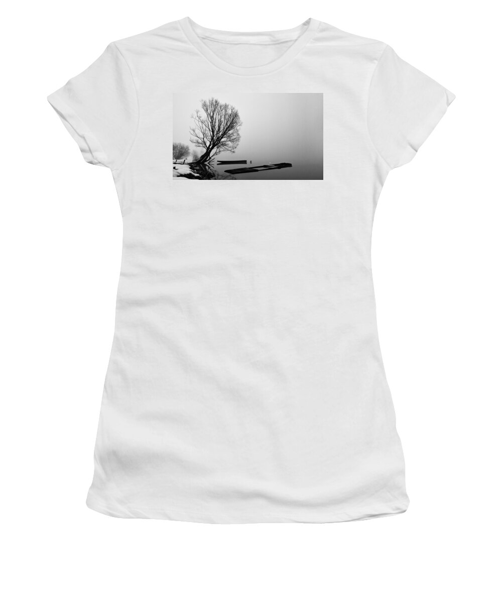 Landscapes Women's T-Shirt featuring the photograph Beginning of the End by Davorin Mance