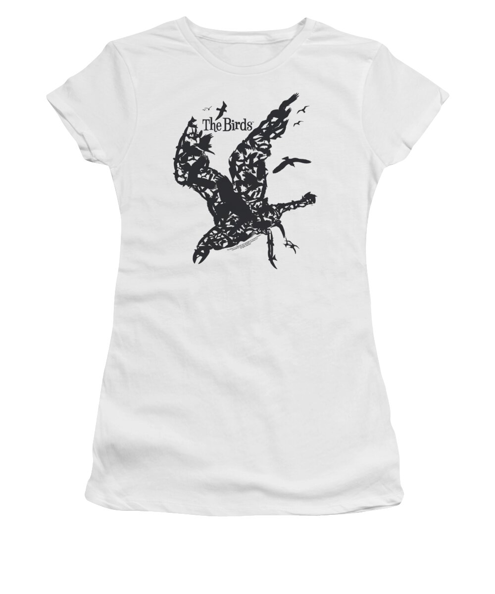 Birds Women's T-Shirt featuring the digital art Birds - Title by Brand A