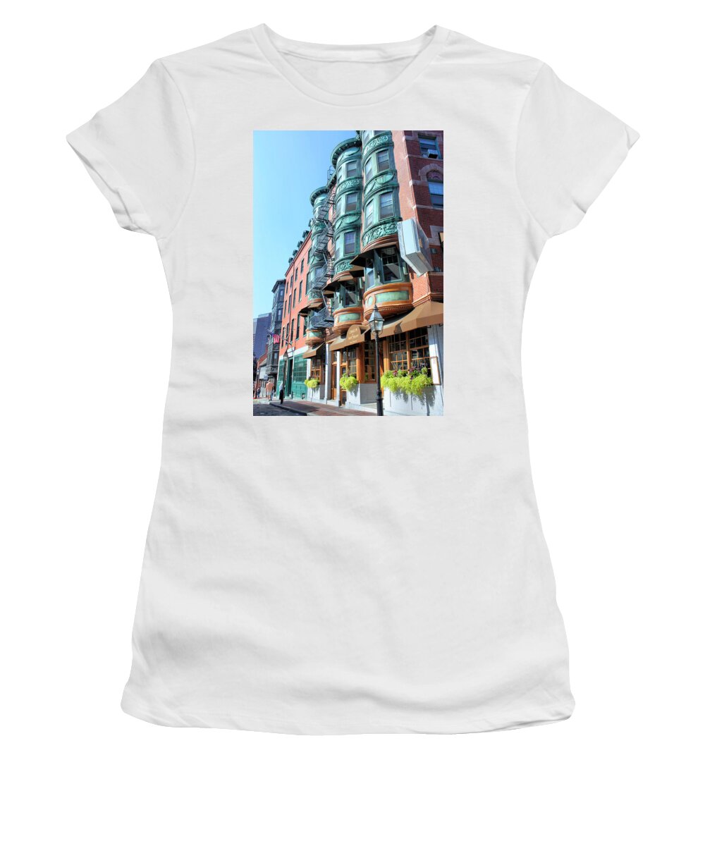 Boston Women's T-Shirt featuring the photograph Boston MA by Kristin Elmquist