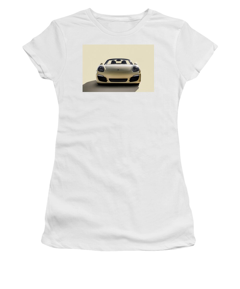 Porsche Women's T-Shirt featuring the digital art Boxter by Douglas Pittman
