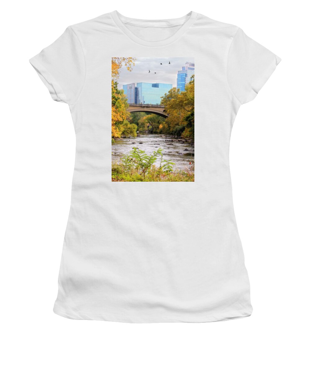 Landscape Women's T-Shirt featuring the photograph Brandywine Creek by Trina Ansel