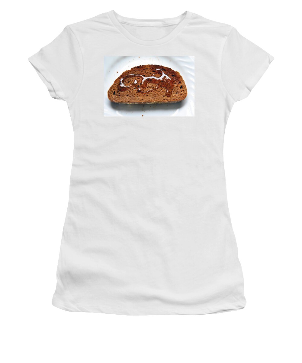 Bread Women's T-Shirt featuring the photograph Bread and Honey by Dragan Kudjerski