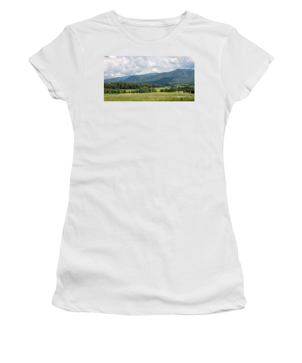 Landscape Women's T-Shirt featuring the photograph Cades Cove In Summer by Todd Blanchard