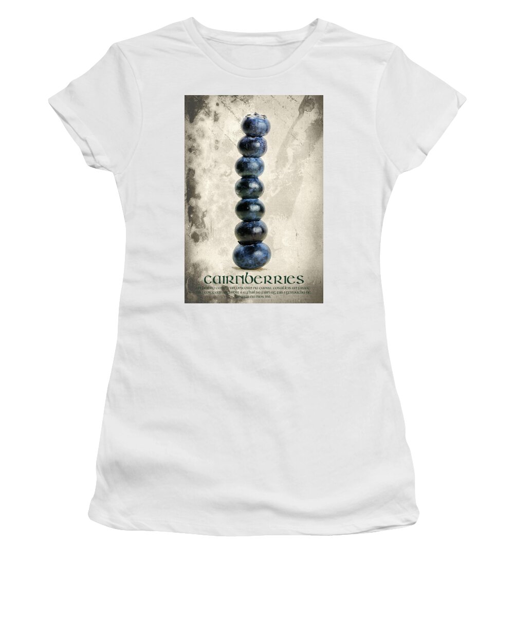 Cairn Women's T-Shirt featuring the photograph Cairnberries by Scott Campbell
