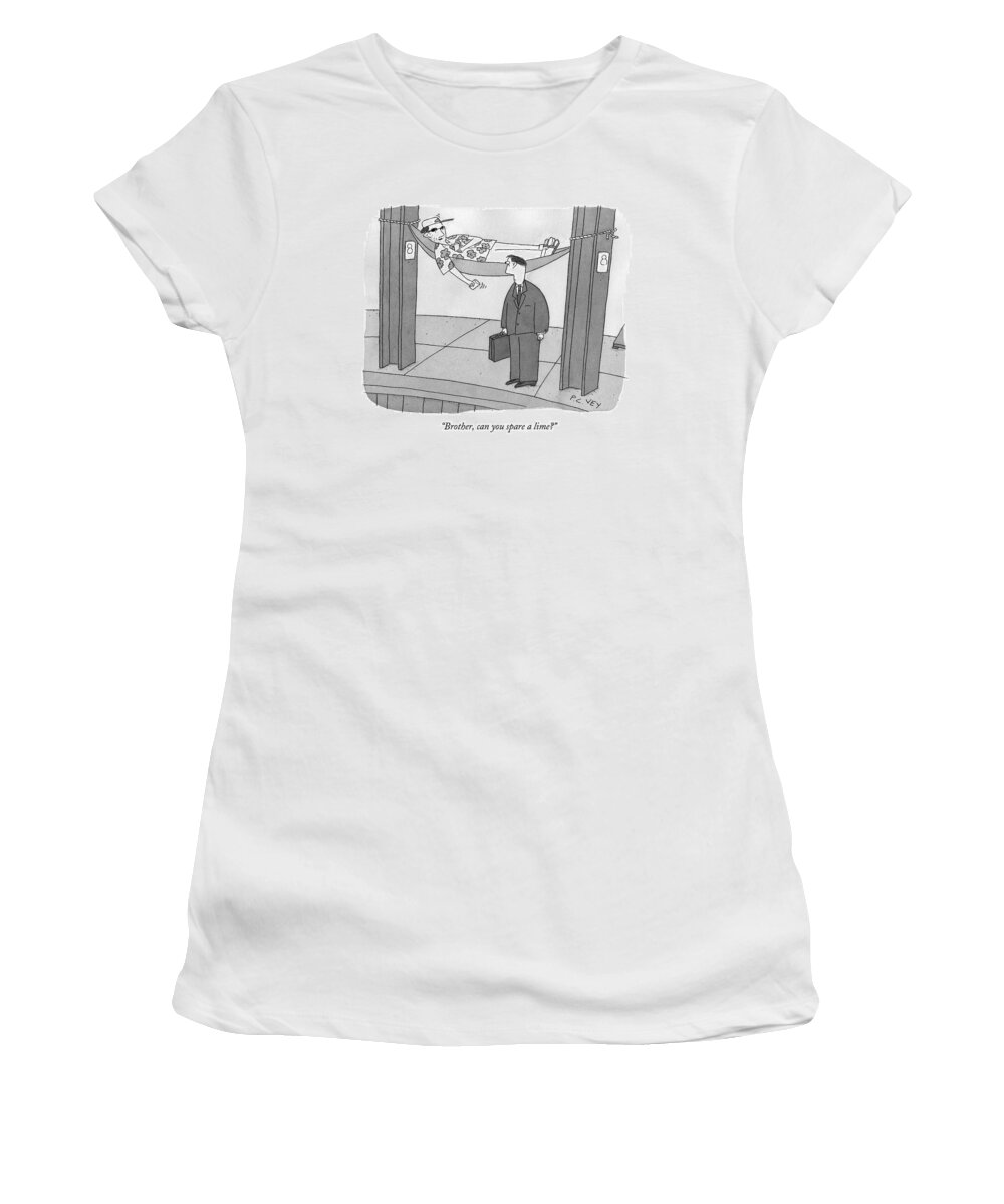 Money Women's T-Shirt featuring the drawing Caption Contest 210 - Winner by Peter C. Vey