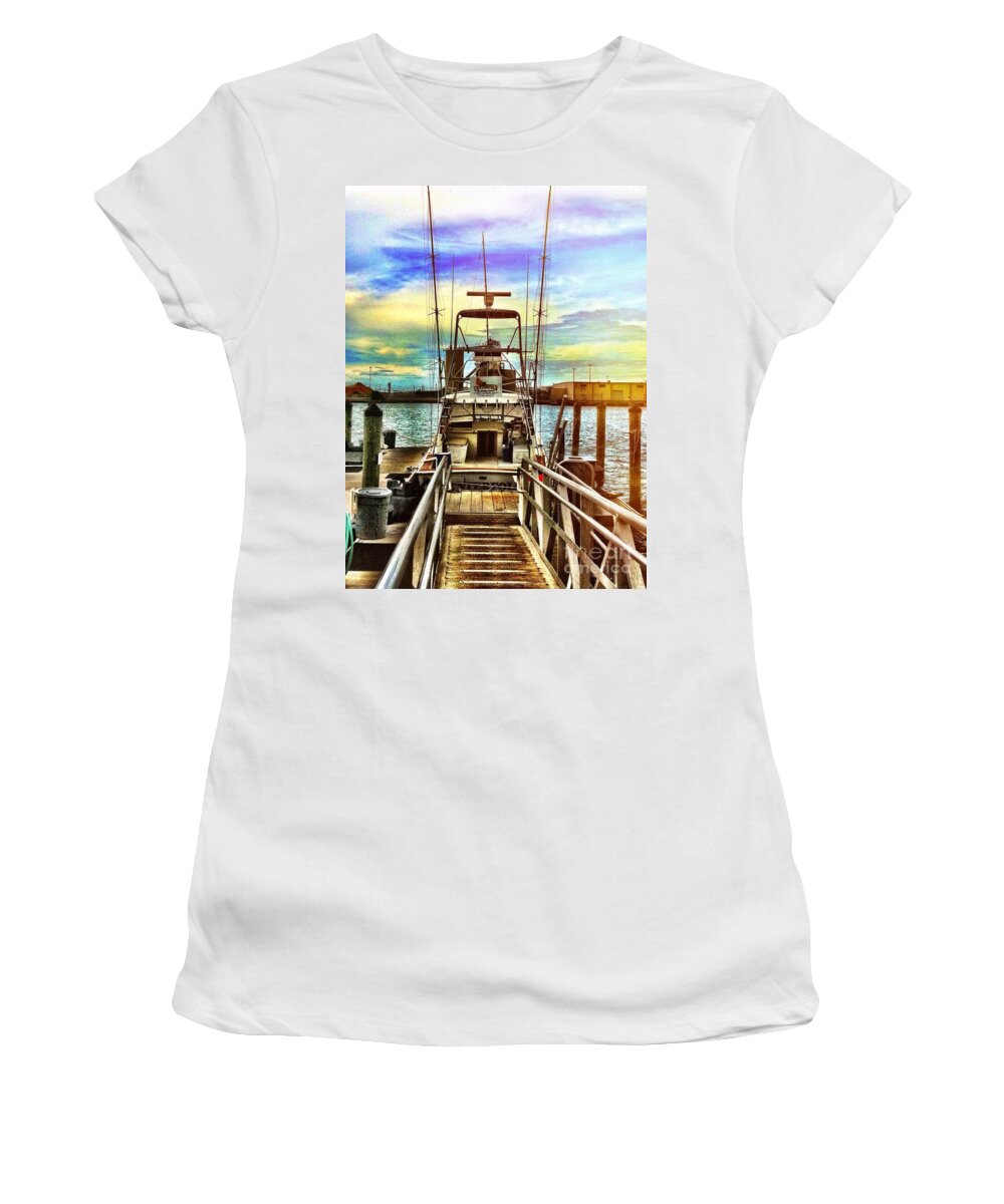 Centerfold Women's T-Shirt featuring the photograph Centerfold by Carlos Avila