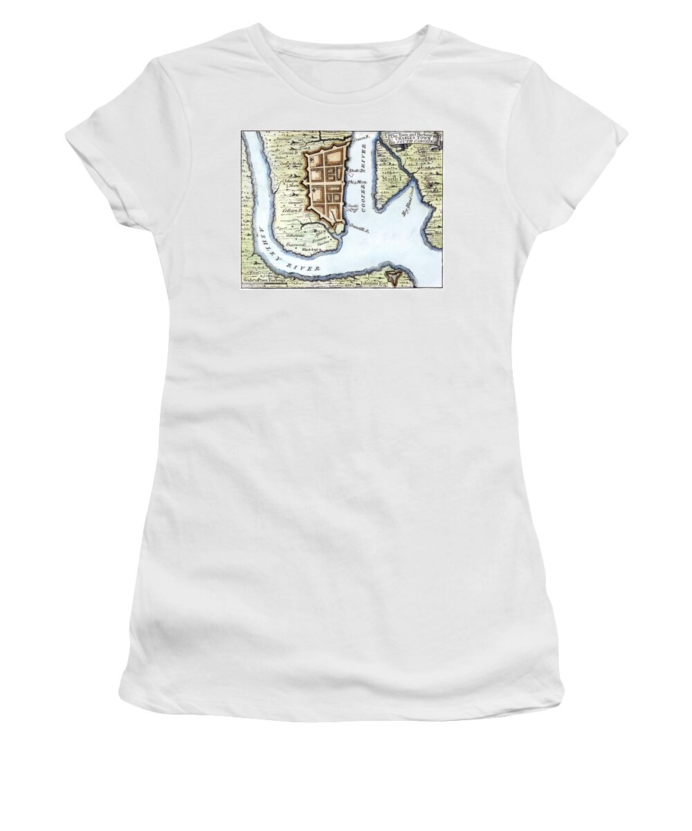 1732 Women's T-Shirt featuring the photograph Charleston, Sc, 1732 by Granger