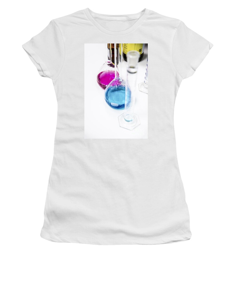 Chemical Women's T-Shirt featuring the photograph Chemistry Laboratory by Ilan Amihai 