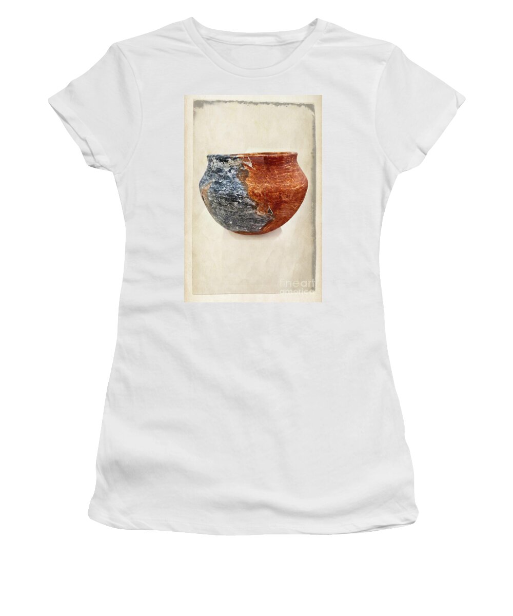 Fine Art Women's T-Shirt featuring the photograph Clay Pottery - Fine Art Photography by Ella Kaye Dickey