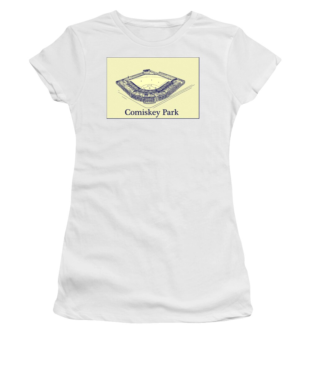 Comiskey Park 1910 Women's T-Shirt by Bill Cannon - Pixels
