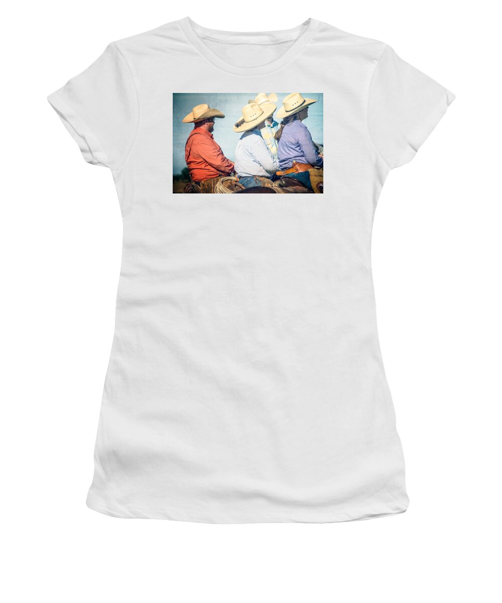 Made In America Women's T-Shirt featuring the photograph Cowboy Colors by Steven Bateson