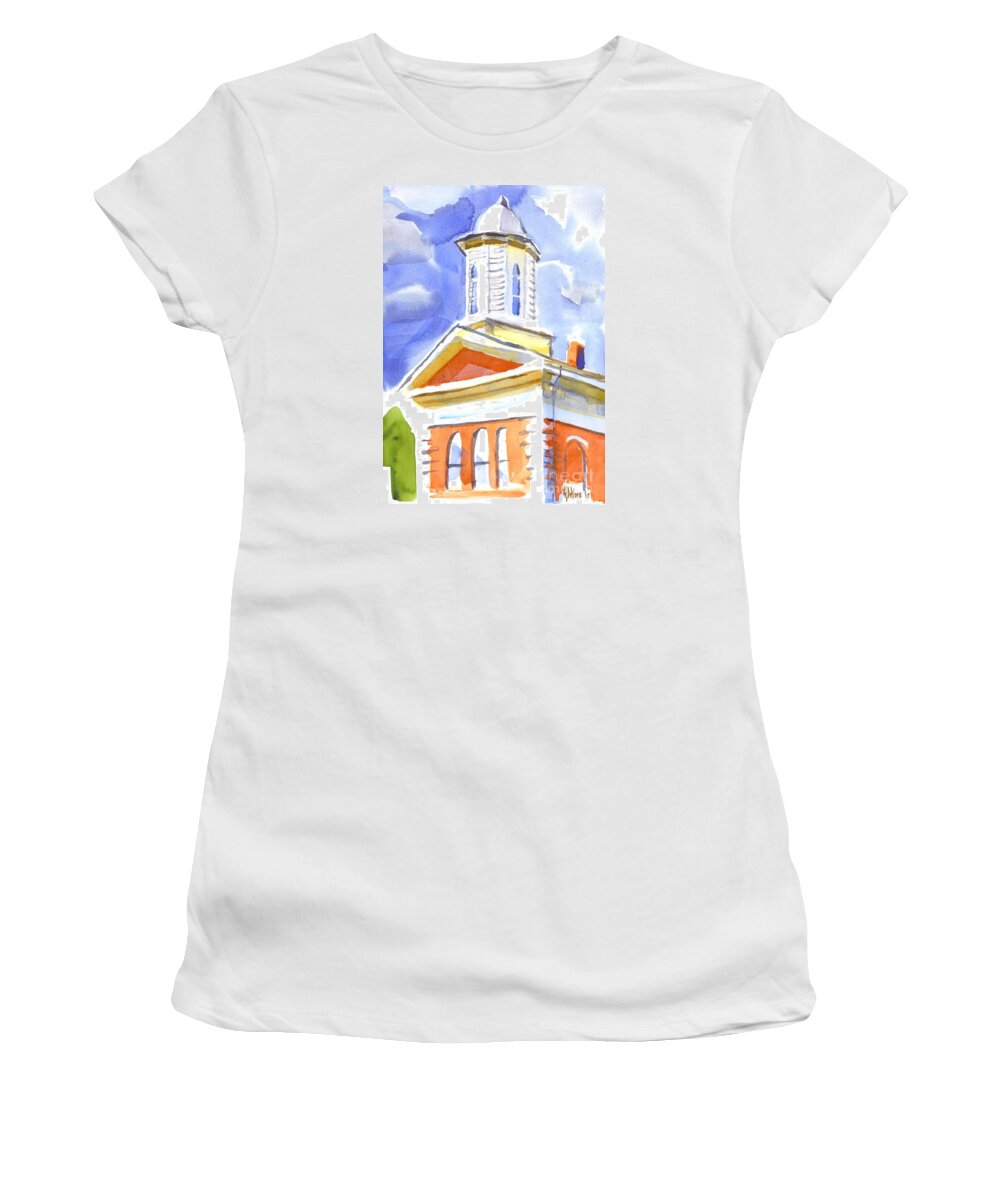 Cupola Women's T-Shirt featuring the painting Cupola by Kip DeVore