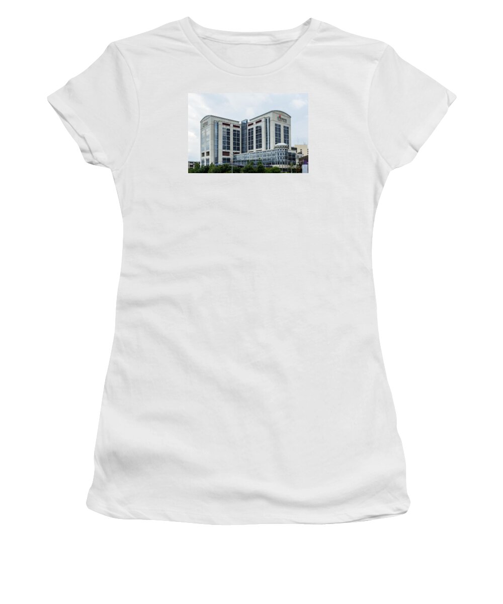 Dallas Women's T-Shirt featuring the photograph Dallas Children's Medical Center Hospital by Imagery by Charly
