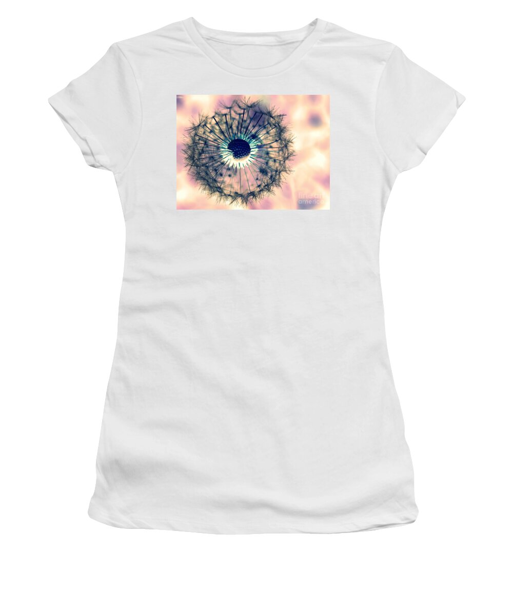 Dandelions Women's T-Shirt featuring the photograph Dandelion 5 by Amanda Mohler
