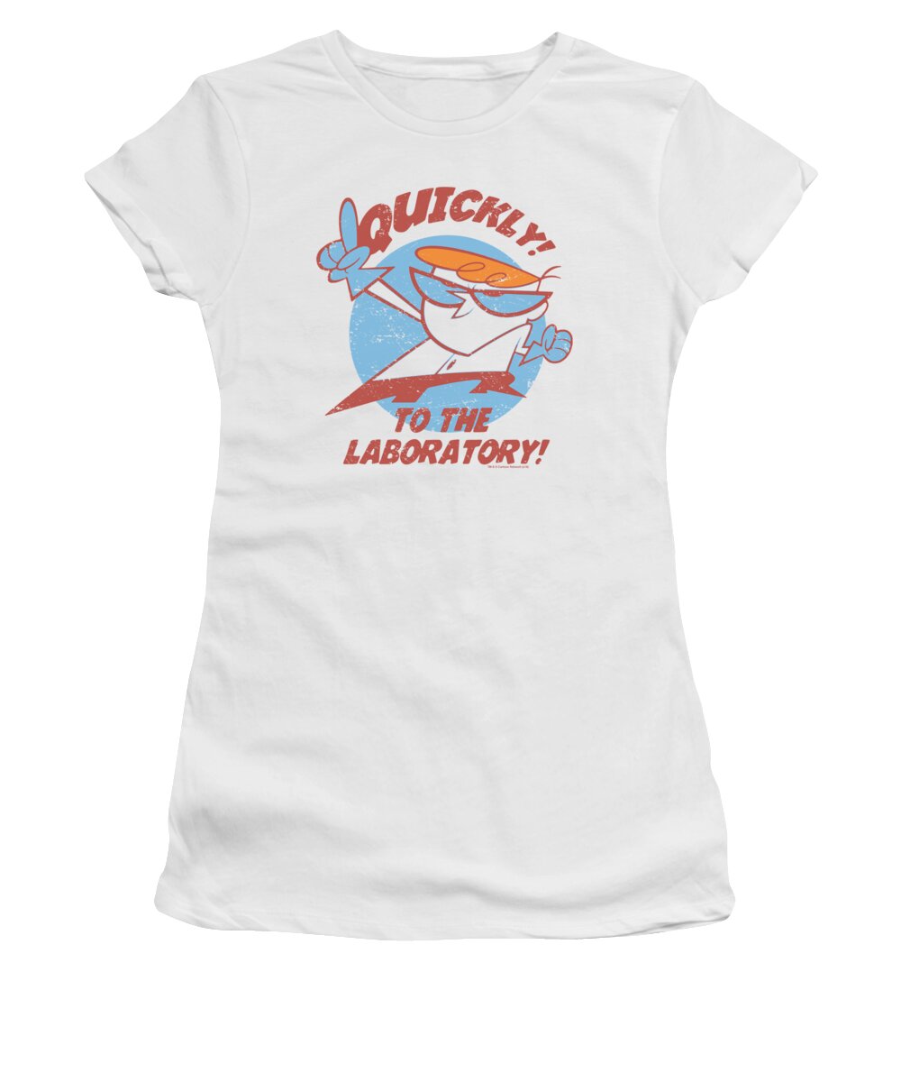 Dexter's Lab Women's T-Shirt featuring the digital art Dexter's Laboratory - Quickly by Brand A