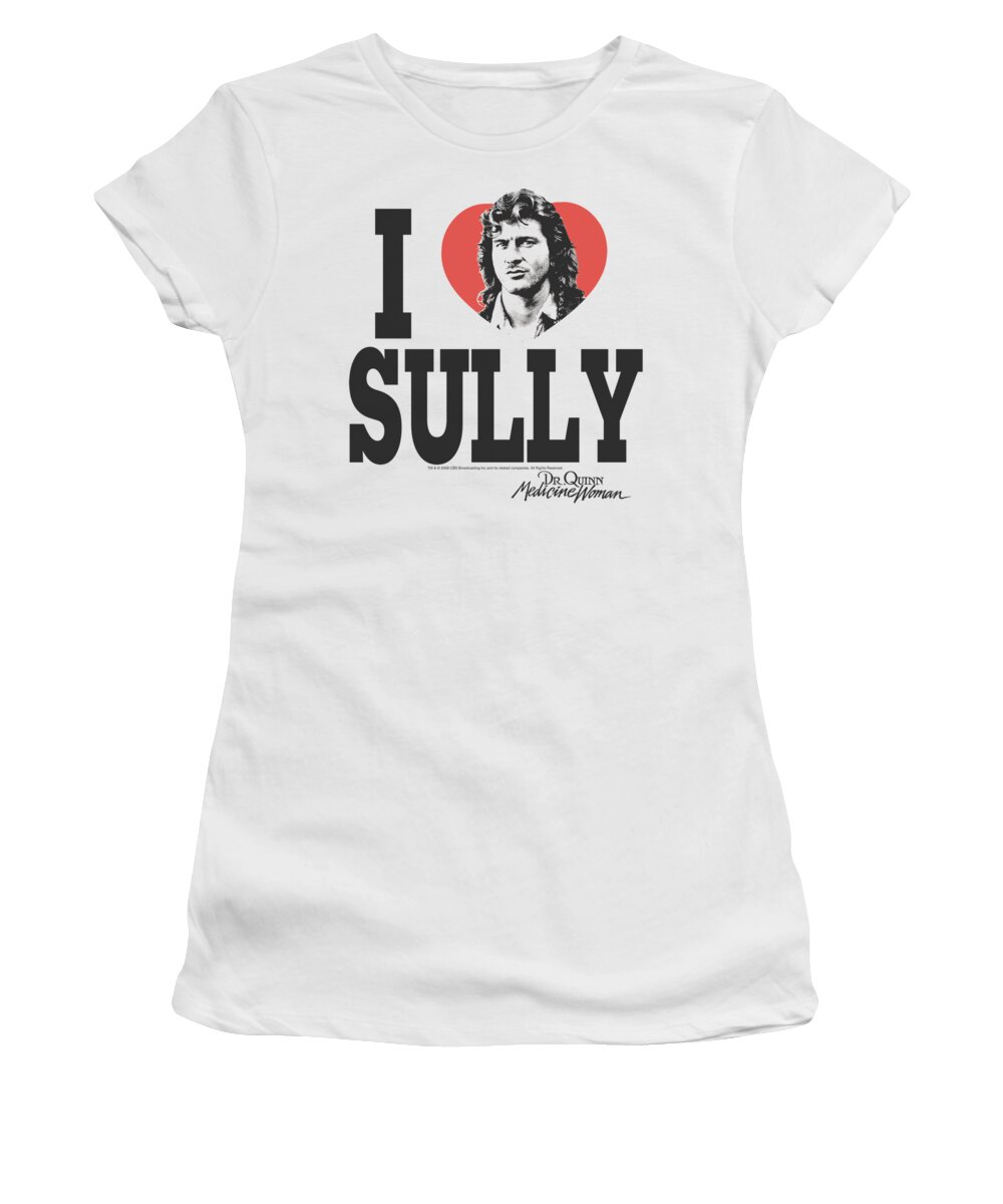 Dr. Quinn Women's T-Shirt featuring the digital art Dr.quinn - I Heart Sully by Brand A
