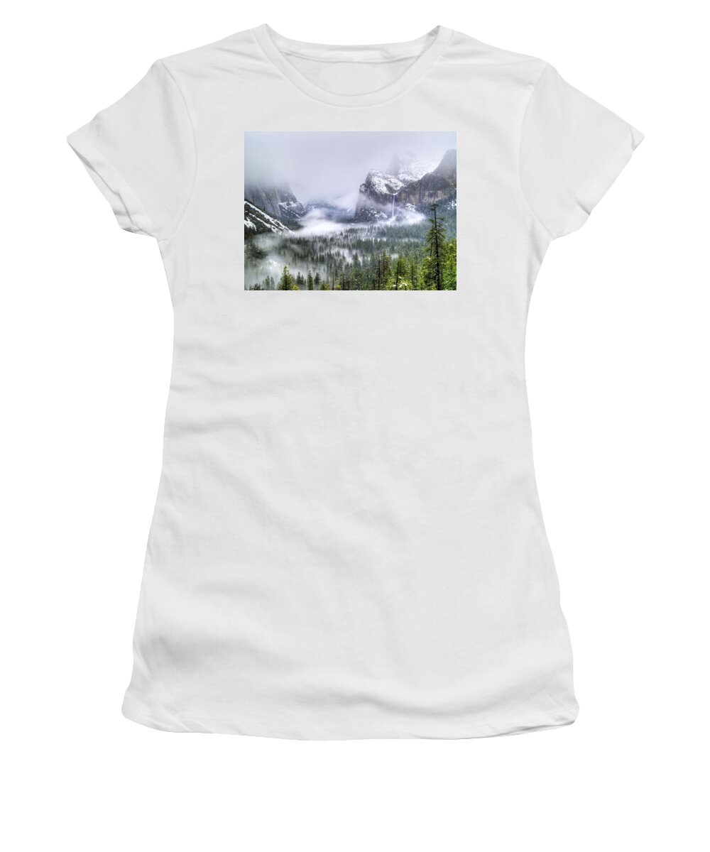 Yosemite Women's T-Shirt featuring the photograph Enchanted Valley by Bill Gallagher