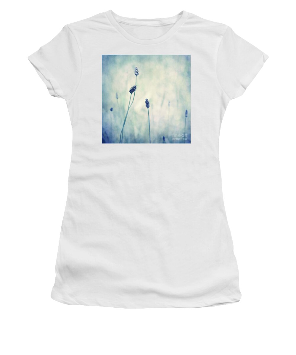 Blue Women's T-Shirt featuring the photograph Endearing by Priska Wettstein