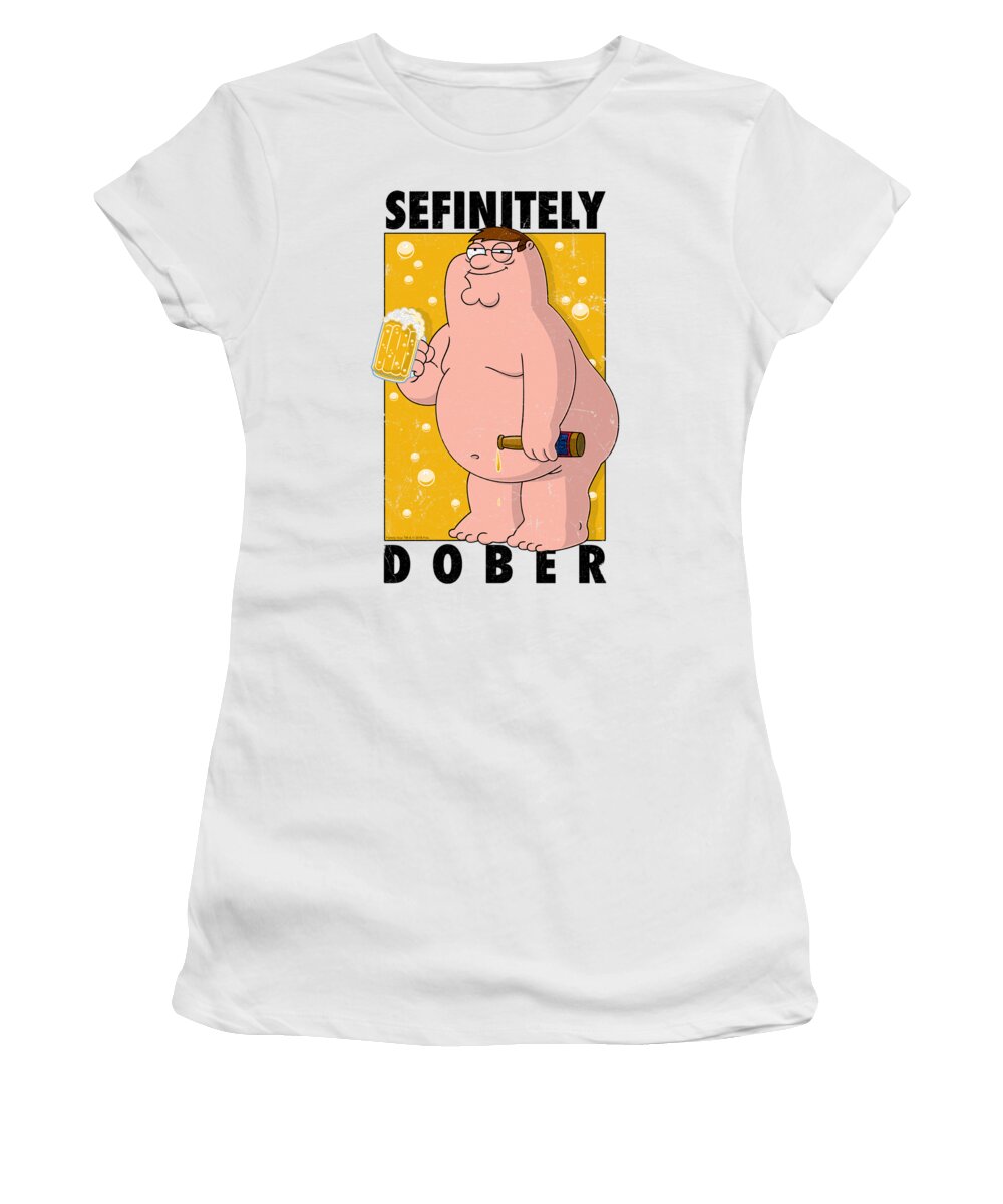  Women's T-Shirt featuring the digital art Family Guy - Dober by Brand A