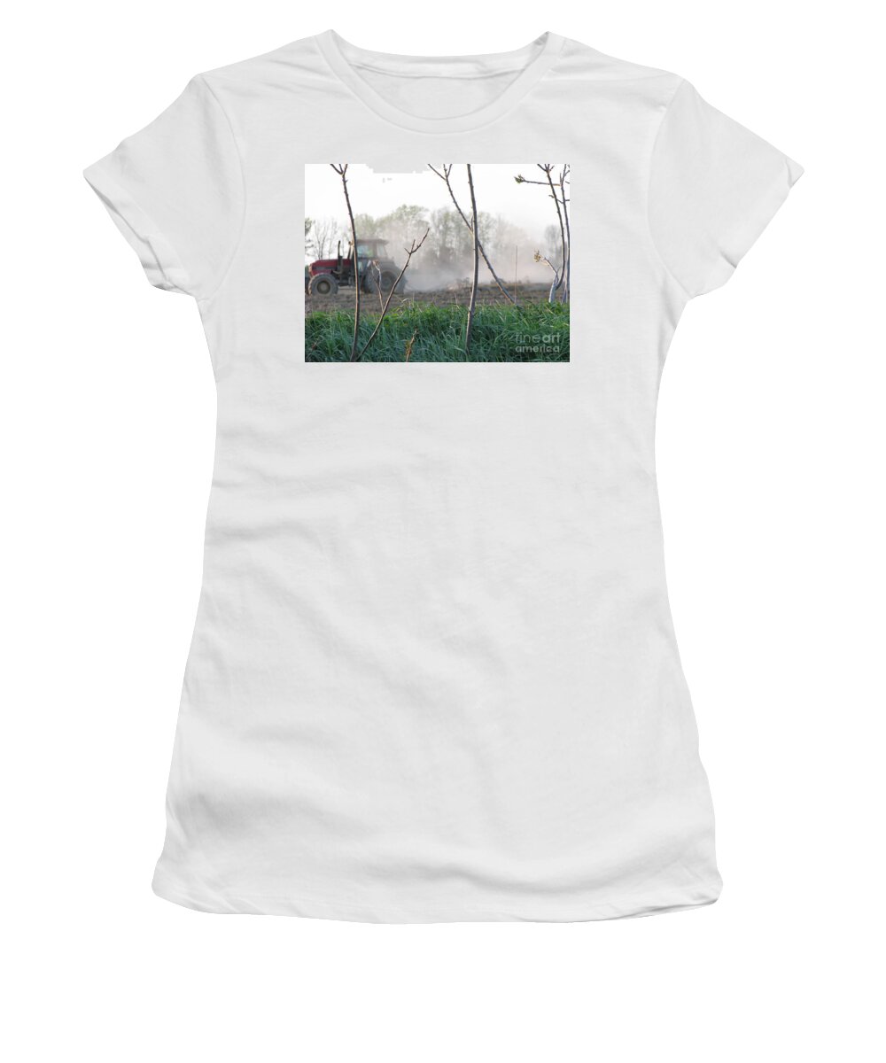 Farm Women's T-Shirt featuring the photograph Farm Life by Michael Krek