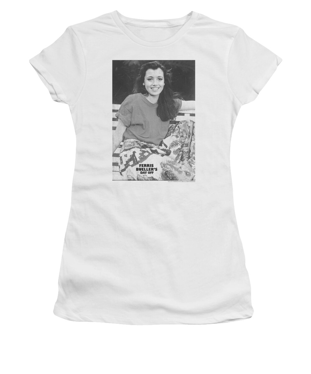 Ferris Bueller's Day Off Women's T-Shirt featuring the digital art Ferris Bueller - Sloane by Brand A