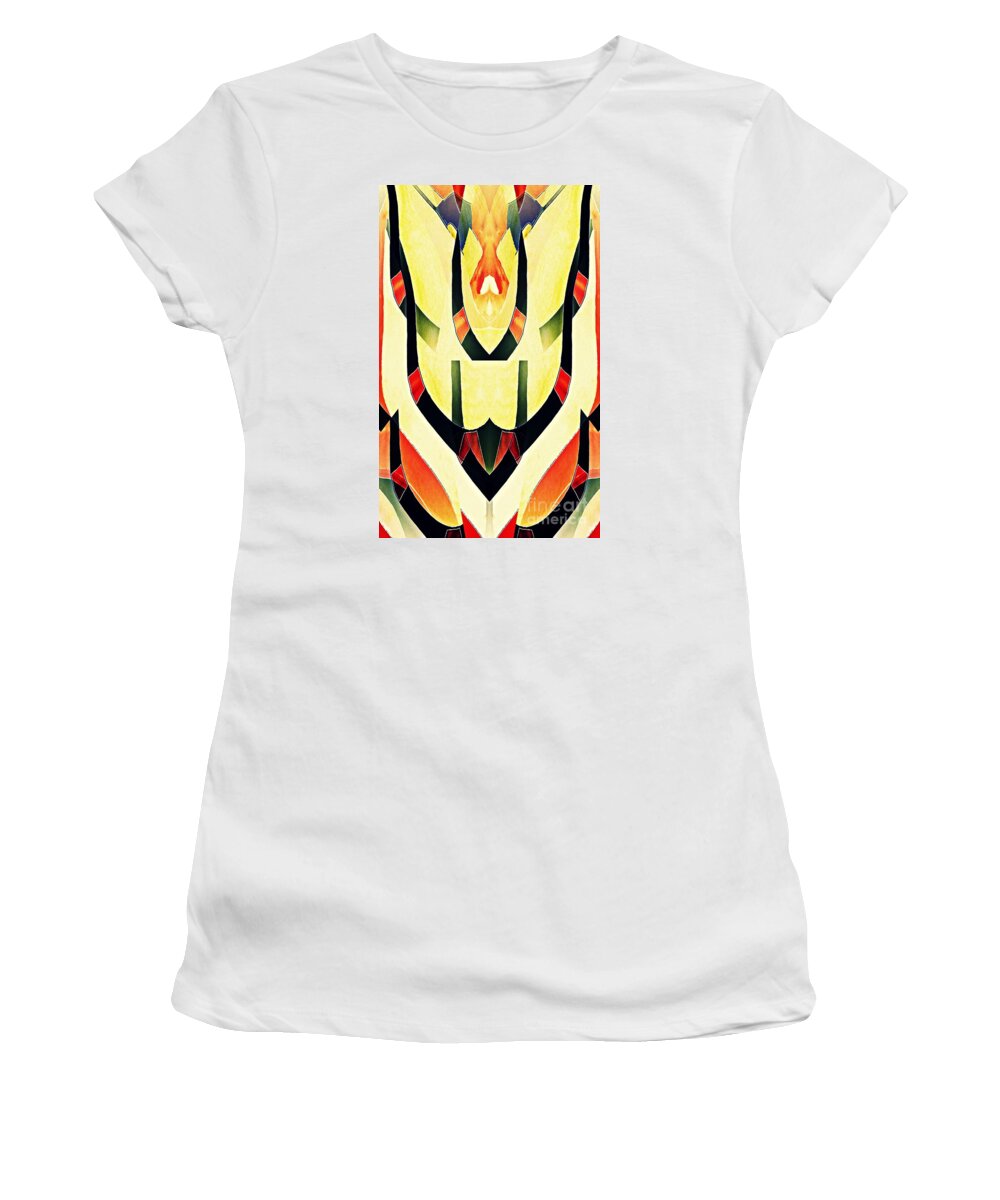 Flowers Women's T-Shirt featuring the digital art Floral Abstract by Sarah Loft