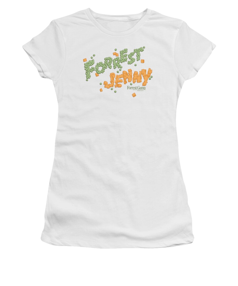 Forrest Gump Women's T-Shirt featuring the digital art Forrest Gump - Peas And Carrots by Brand A
