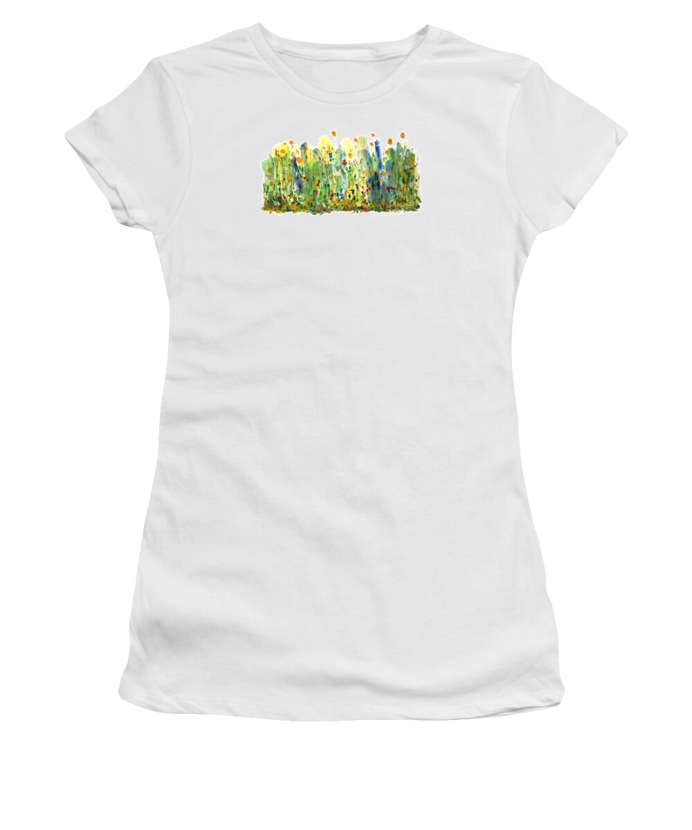 Fragrance Women's T-Shirt featuring the painting Fragrance by Bjorn Sjogren
