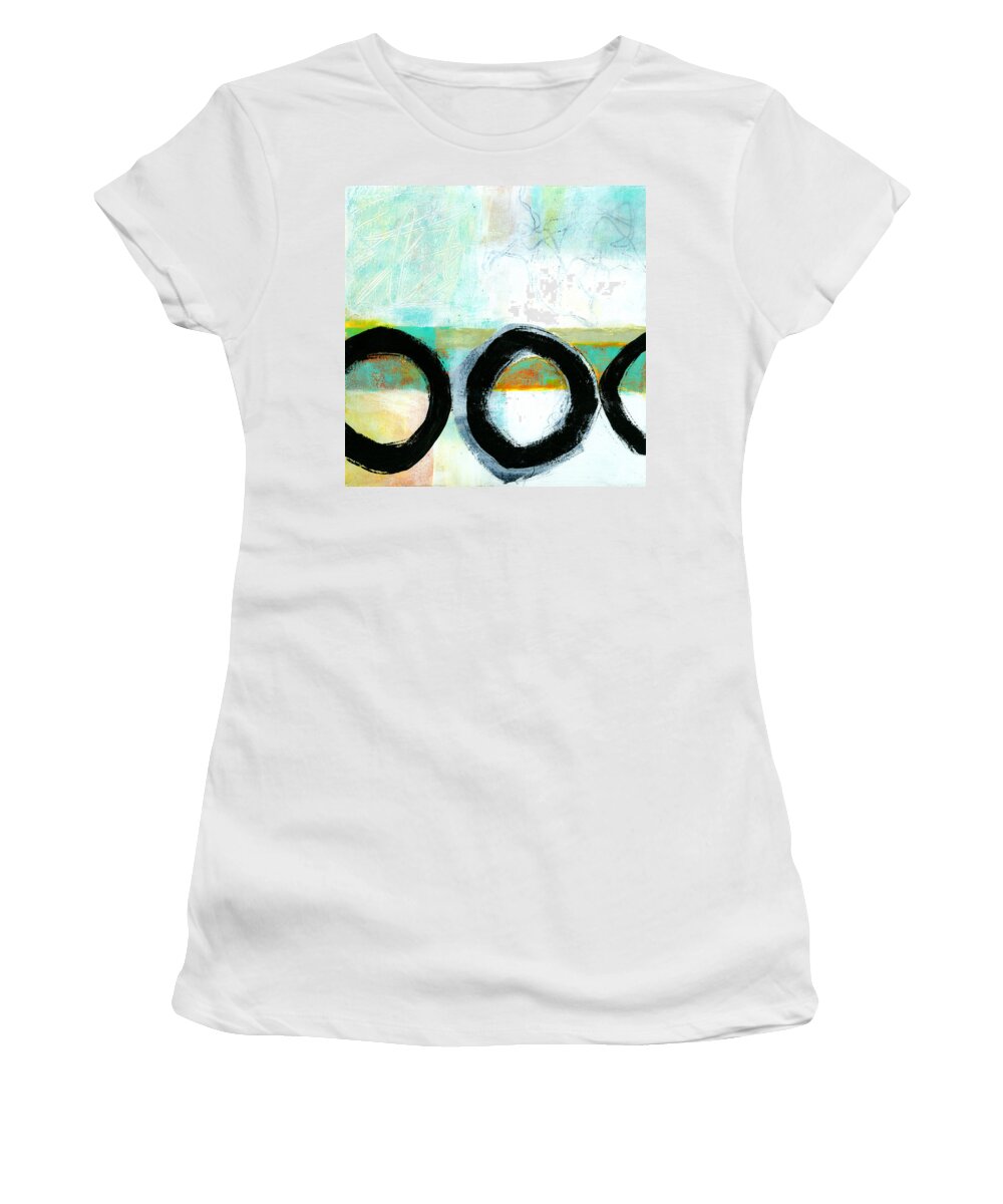 8�x8� Women's T-Shirt featuring the painting Fresh Paint #4 by Jane Davies