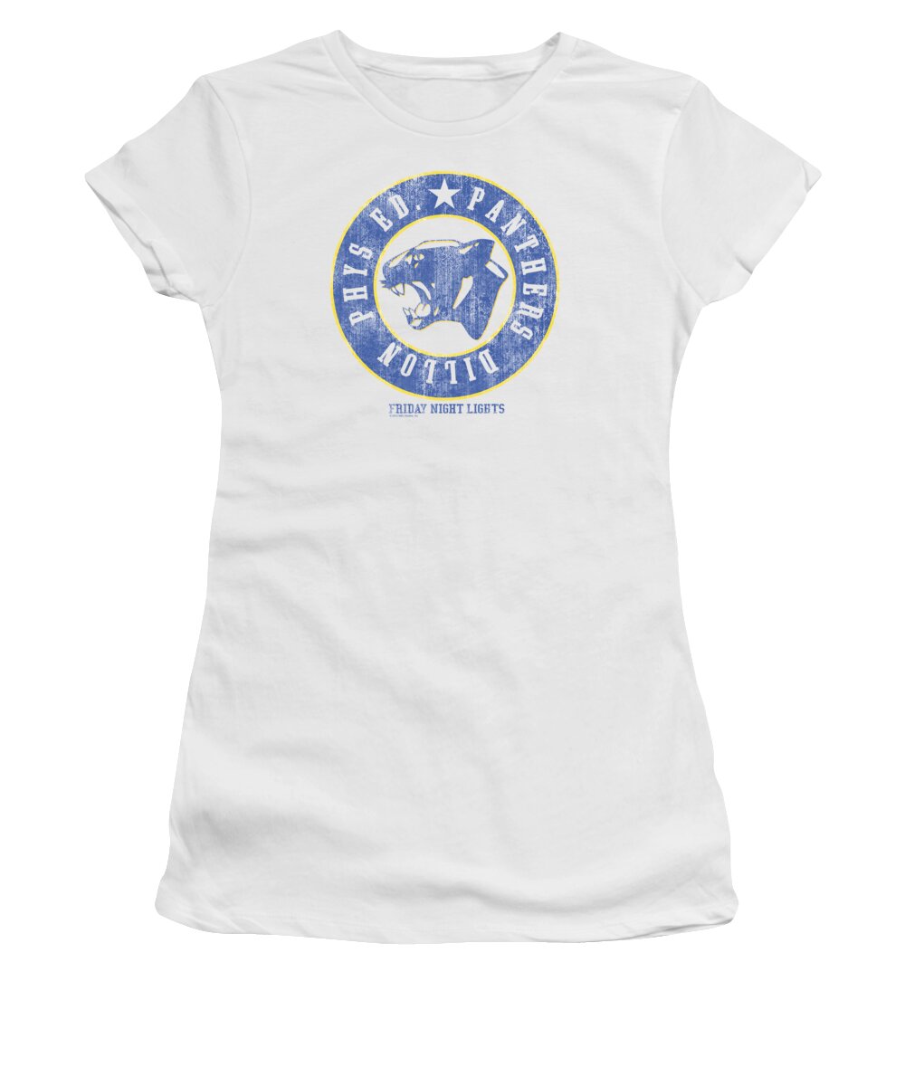  Women's T-Shirt featuring the digital art Friday Night Lights - Phys Ed by Brand A