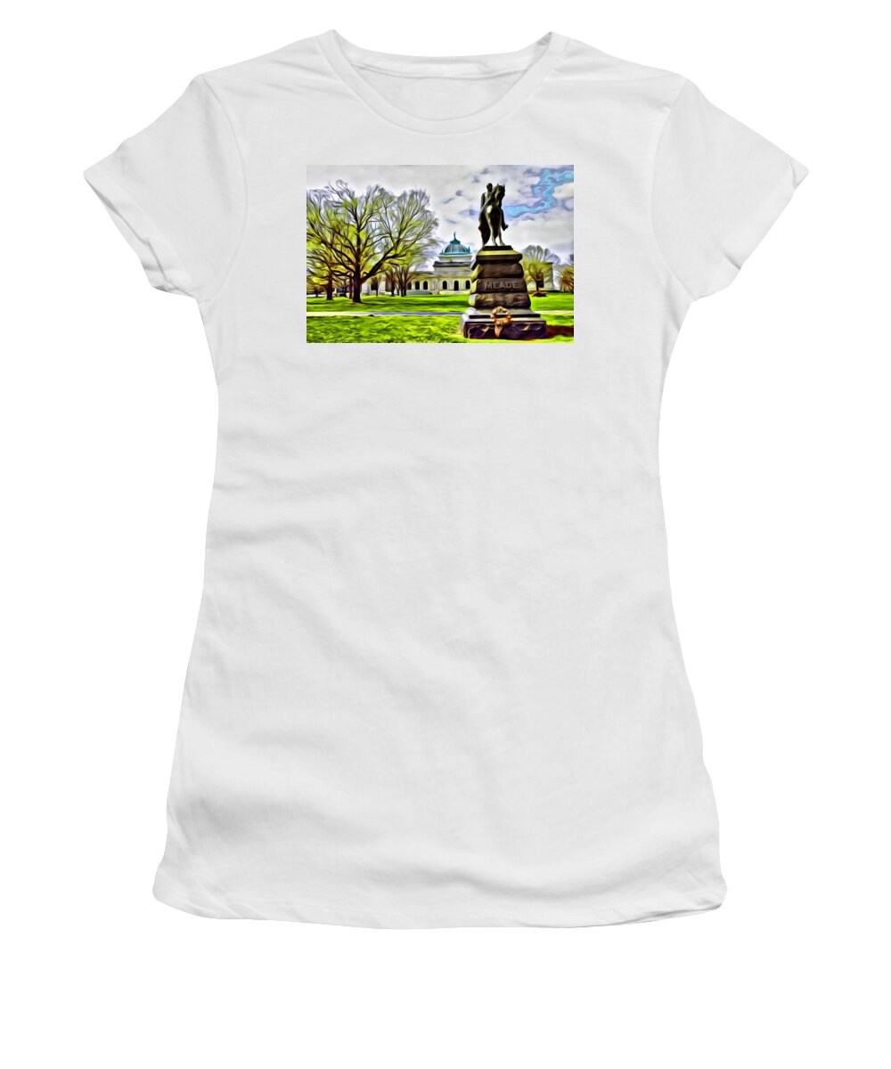 General Meade Women's T-Shirt featuring the photograph General Meade by Alice Gipson