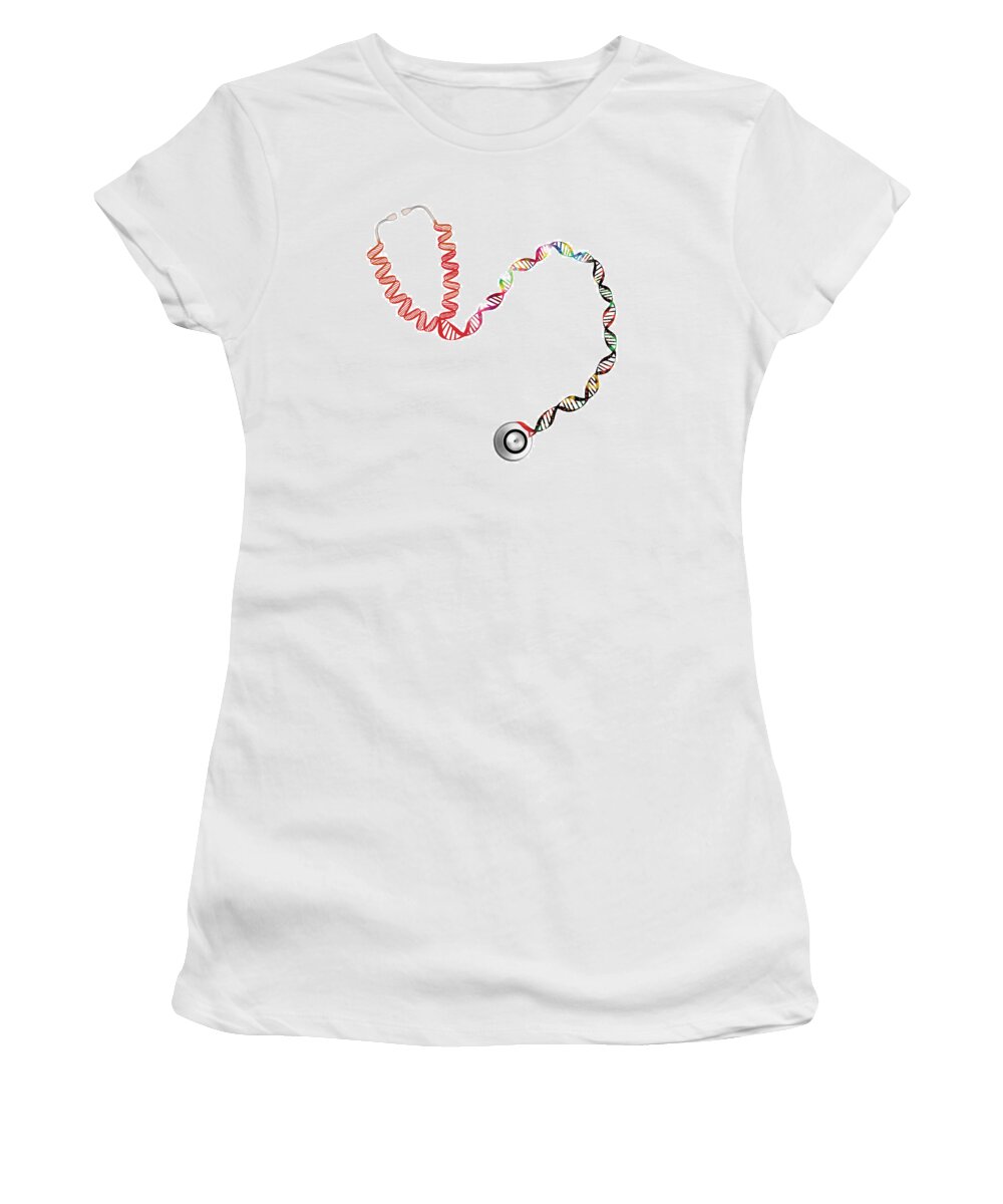 Science Women's T-Shirt featuring the photograph Genetics Research by Science Source