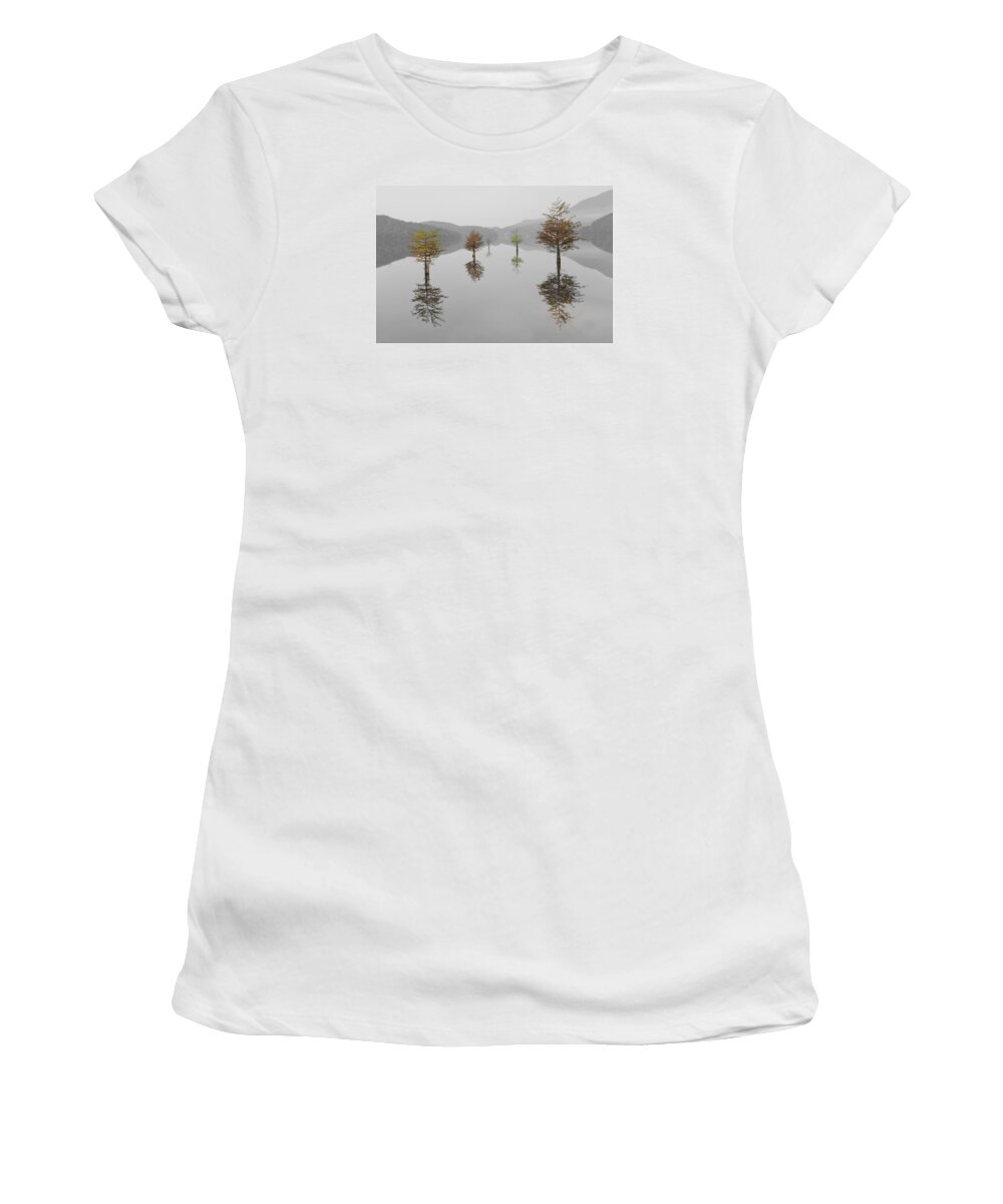 Appalachia Women's T-Shirt featuring the photograph Hanging Garden by Debra and Dave Vanderlaan