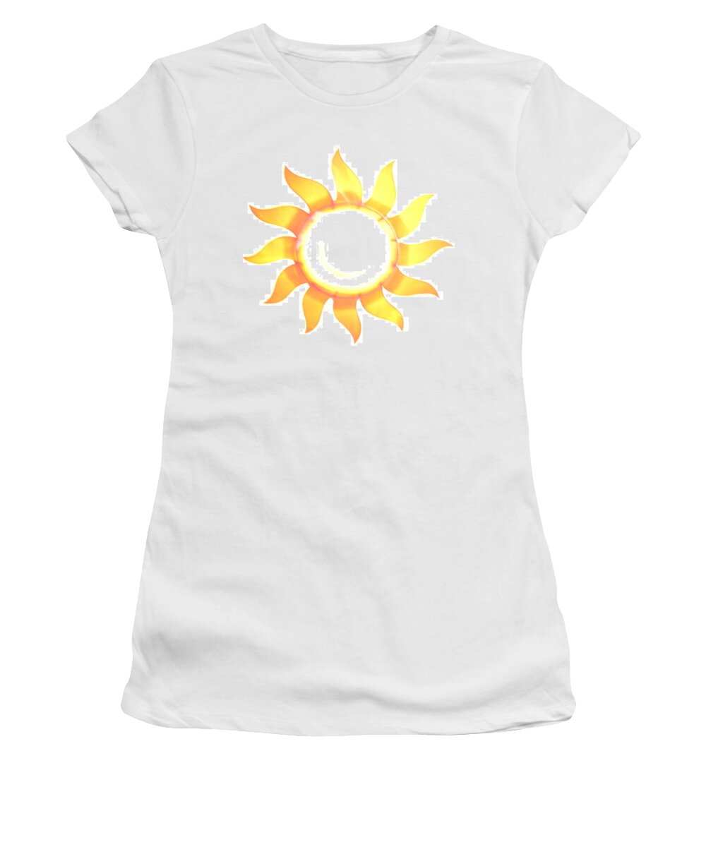 Healing Women's T-Shirt featuring the photograph Healing Sun by Ingrid Van Amsterdam