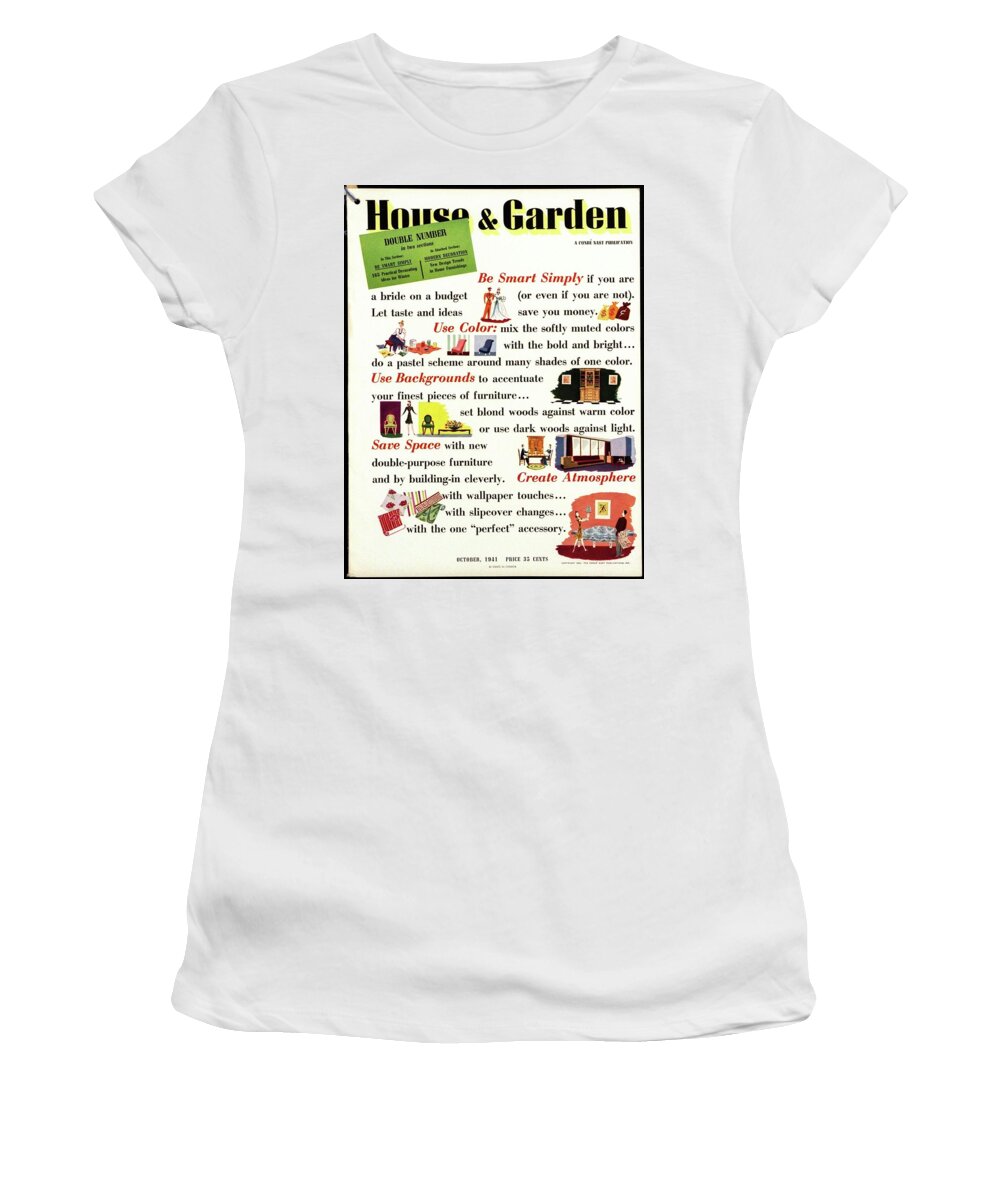 House And Garden Women's T-Shirt featuring the photograph House And Garden Cover by Paolo Garretto