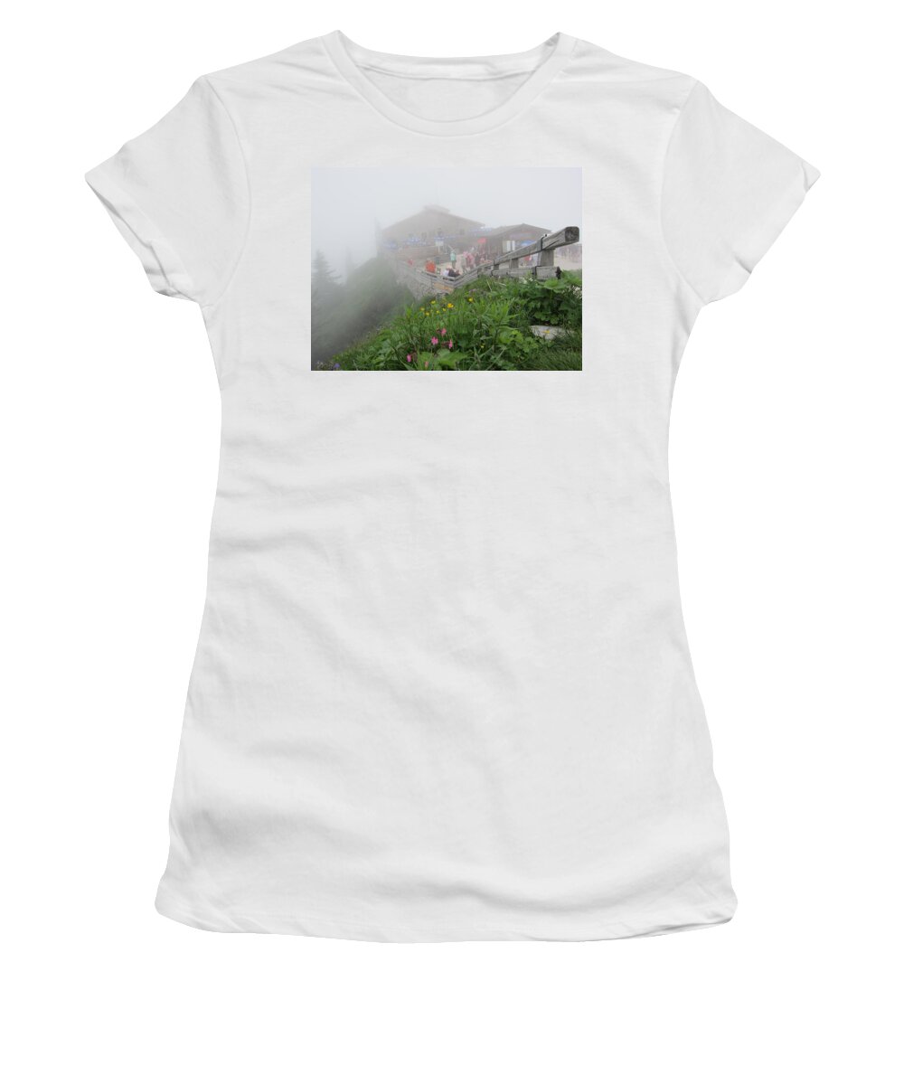 Mist Women's T-Shirt featuring the photograph In the Mist by Pema Hou