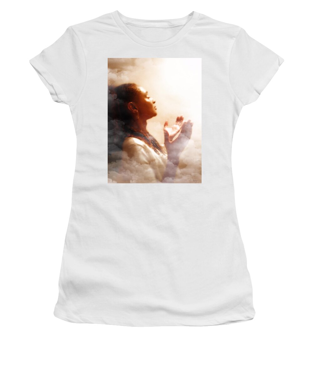 Into His Glory Women's T-Shirt featuring the painting Into His Glory by Jennifer Page