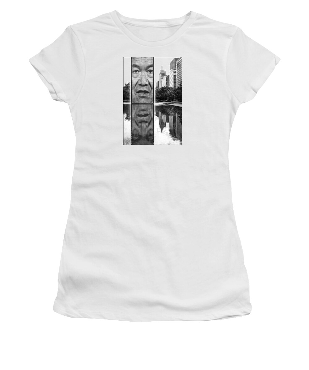 Chicago Women's T-Shirt featuring the photograph I've Just Seen a Face by Nikolyn McDonald
