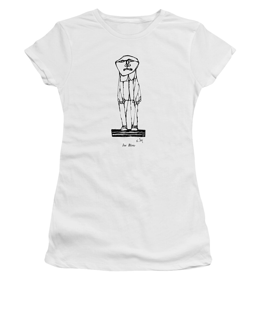 Joe Blow

Joe Blow: Title. Figures Stands With Its Arms At Its Side Women's T-Shirt featuring the drawing Joe Blow by William Steig
