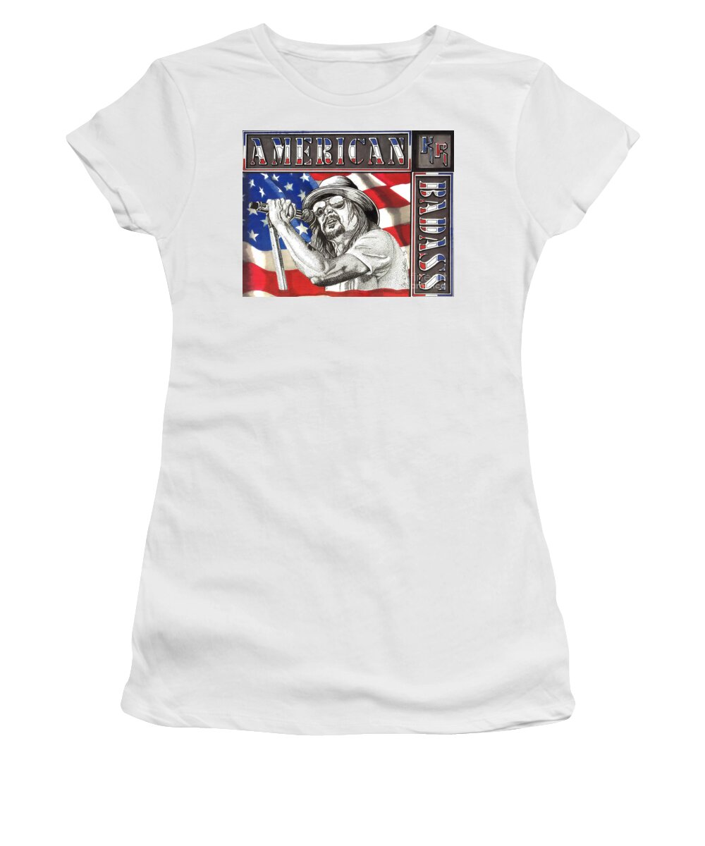 Kid Rock American Badass Women's T-Shirt for Sale by Cory Still